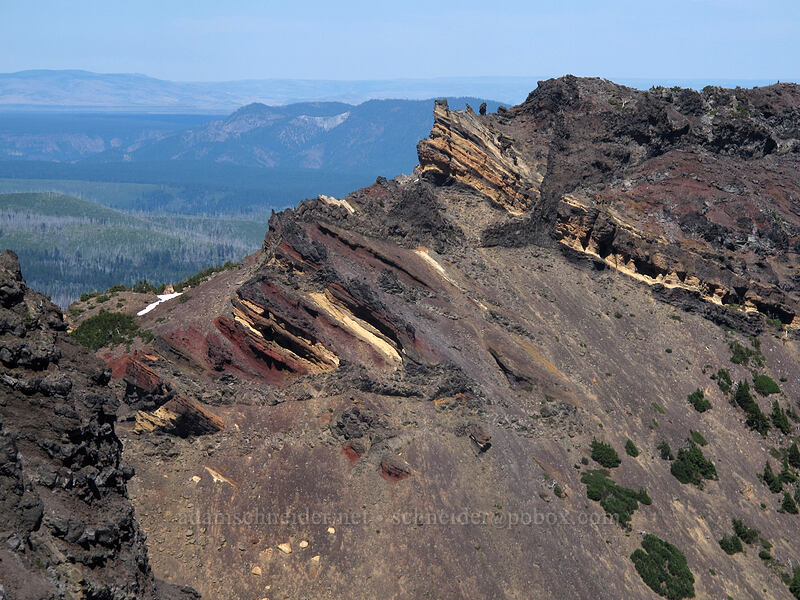 east ridge of TFJ [south ridge of Three-Fingered Jack, Mt. Jefferson Wilderness, Jefferson County, Oregon]