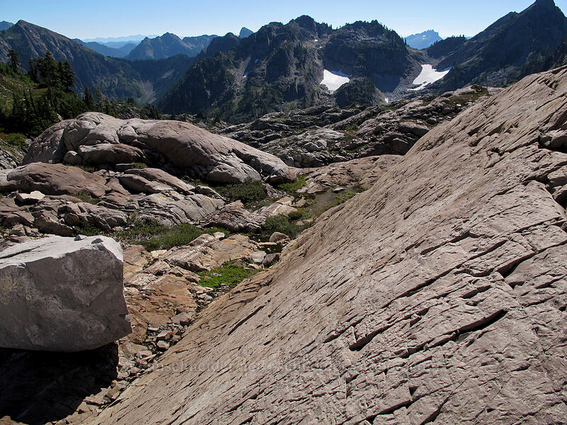 angled rock [Gothic Basin, Morning Star NRCA, Snohomish County, Washington]