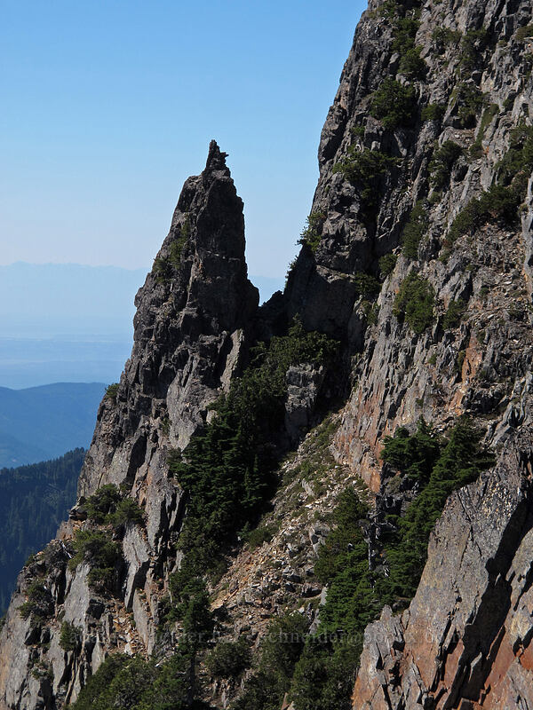 southwest face of Gothic Peak [Gothic Peak, Morning Star NRCA, Snohomish County, Washington]