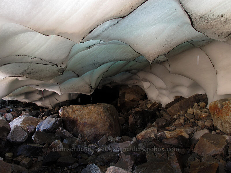 snow cave [Gothic Basin, Morning Star NRCA, Snohomish County, Washington]