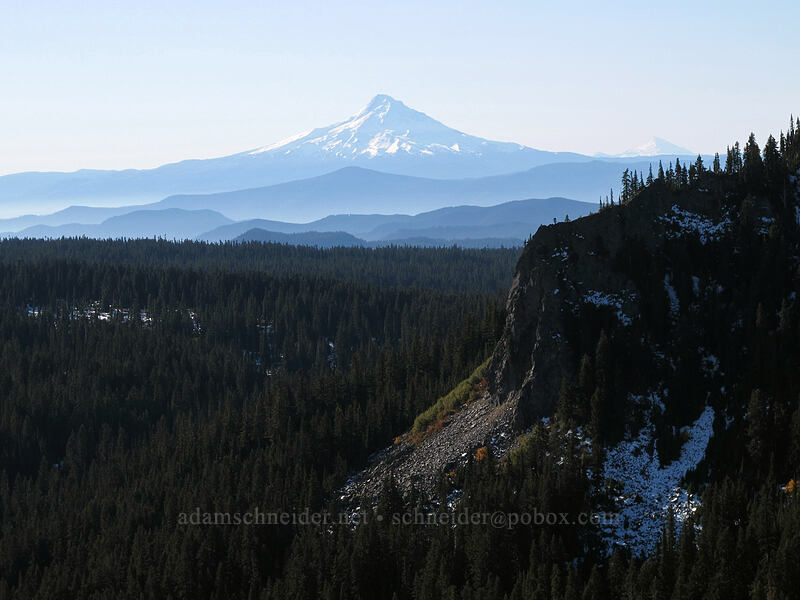 Mt. Hood [Bird Mountain, Peak 5568, Indian Heaven Wilderness, Skamania County, Washington]