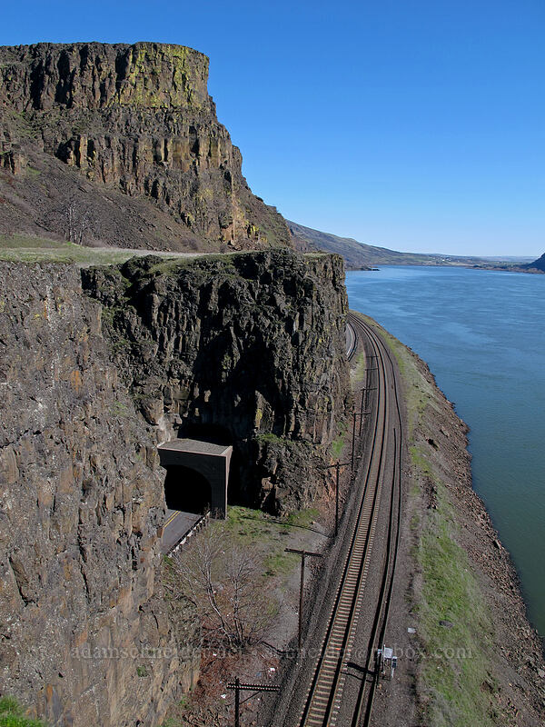 tunnels & train tracks [Lyle Convict Road, Klickitat County, Washington]