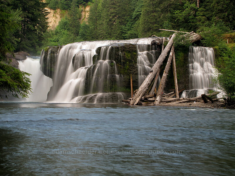 Lewis River Lower Falls [Lower Falls Recreation Area, Gifford Pinchot National Forest, Skamania County, Washington]