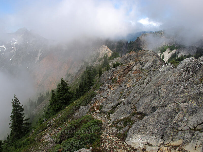 view to the north [Kendall Peak, Alpine Lakes Wilderness, King County, Washington]