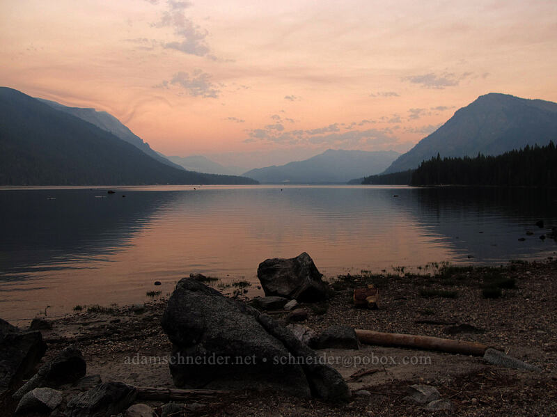 Lake Wenatchee at dawn [Lake Wenatchee State Park, Chelan County, Washington]