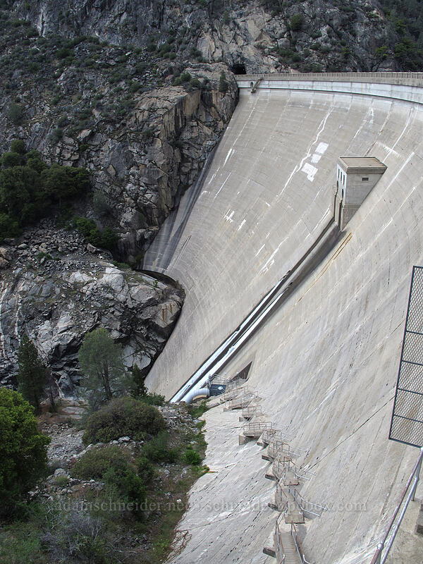 O'Shaugnessy Dam [Hetch Hetchy Reservoir, Yosemite National Park, Tuolumne County, California]