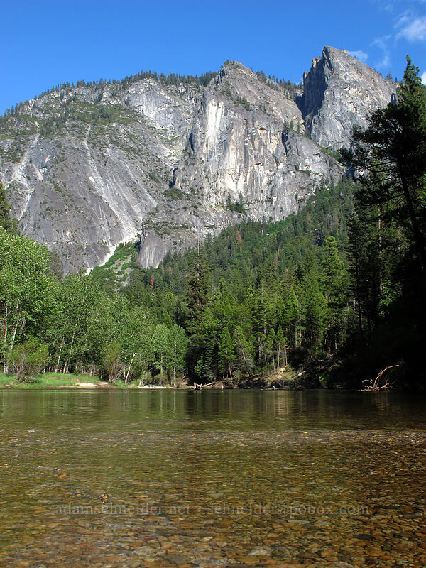Taft Point & the Merced River [Cathedral Beach, Yosemite National Park, Mariposa County, California]