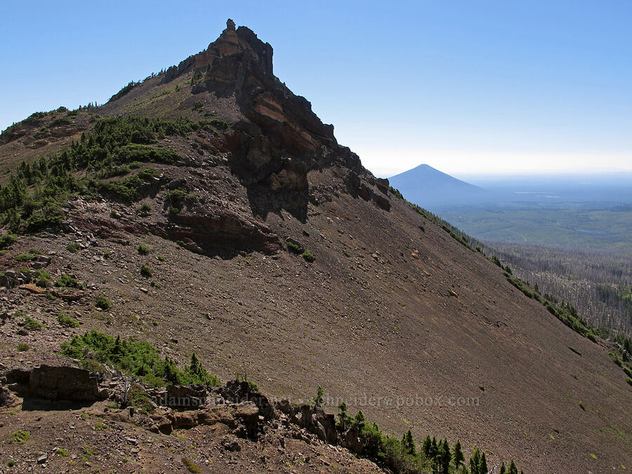 rugged ridge & Black Butte [Three-Fingered Jack's east ridge, Mt. Jefferson Wilderness, Jefferson County, Oregon]