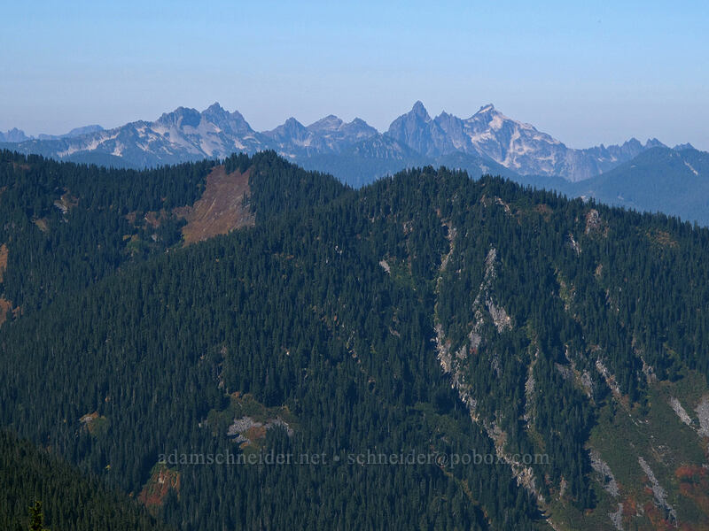 view to the west [Mt. McCausland, Henry M. Jackson Wilderness, Snohomish County, Washington]