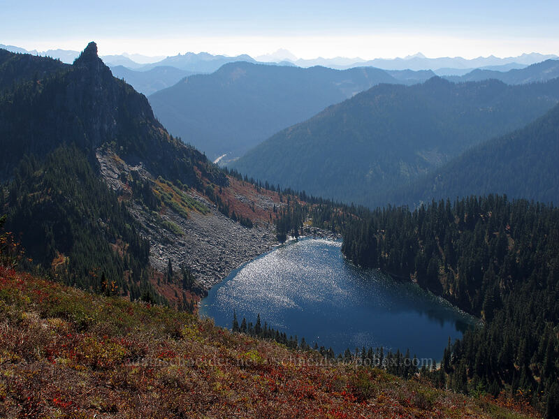 Lichtenberg Mountain & Lake Valhalla [Mt. McCausland, Henry M. Jackson Wilderness, Snohomish County, Washington]