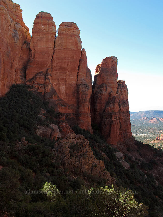 spires of Cathedral Rock [Cathedral Rock Trail, Coconino National Forest, Yavapai County, Arizona]