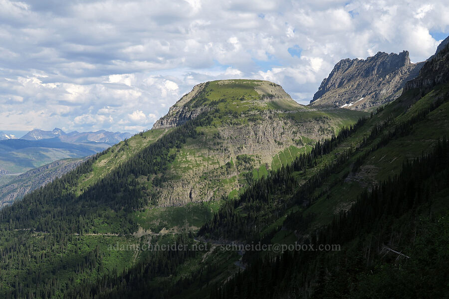 Haystack Butte & Garden Wall [Highline Trail, Glacier National Park, Flathead County, Montana]