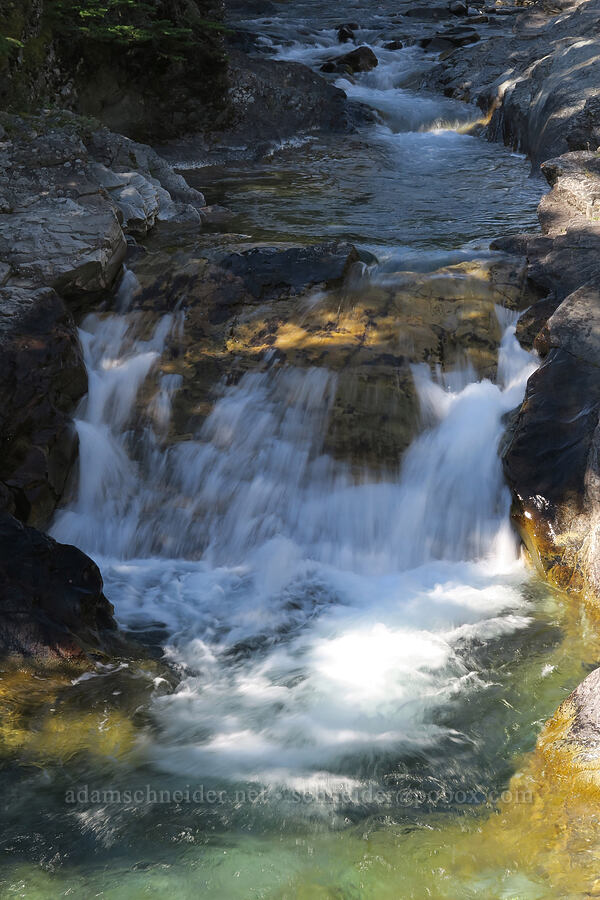 flowy water at Blakiston Falls [Blakiston Falls Trail, Waterton Lakes National Park, Alberta, Canada]