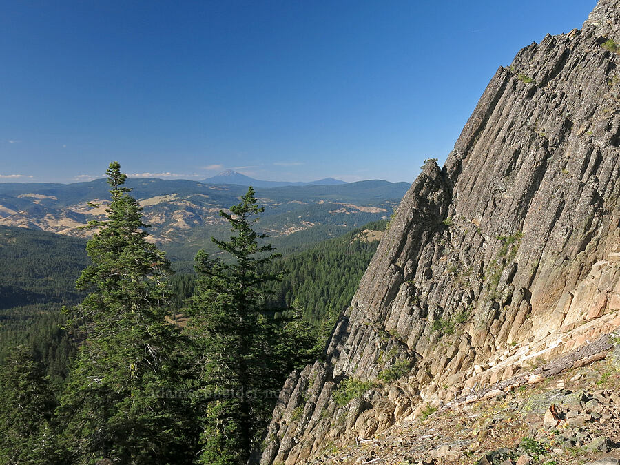Pilot Rock & Mt. McLoughlin [Pilot Rock, Soda Mountain Wilderness, Jackson County, Oregon]