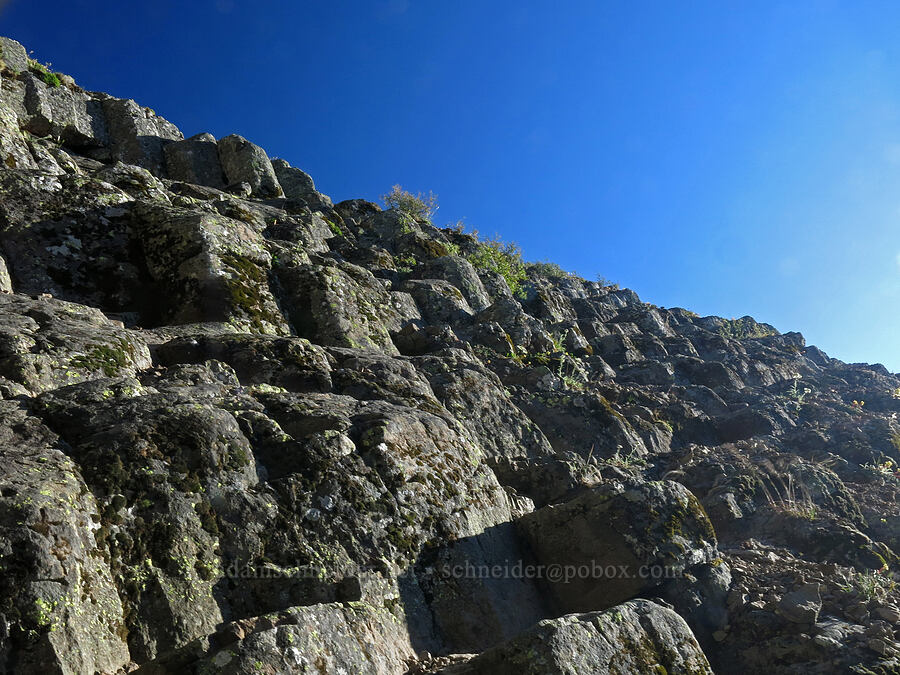 basalt stairs [Pilot Rock, Soda Mountain Wilderness, Jackson County, Oregon]