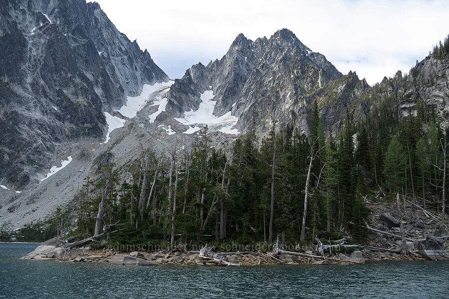 Colchuck Glacier & Colchuck Peak [Colchuck Lake Trail, Alpine Lakes Wilderness, Chelan County, Washington]