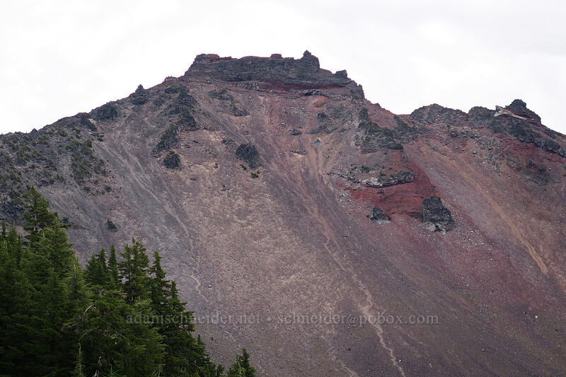Broken Top's summit [Broken Top climber's trail, Three Sisters Wilderness, Deschutes County, Oregon]