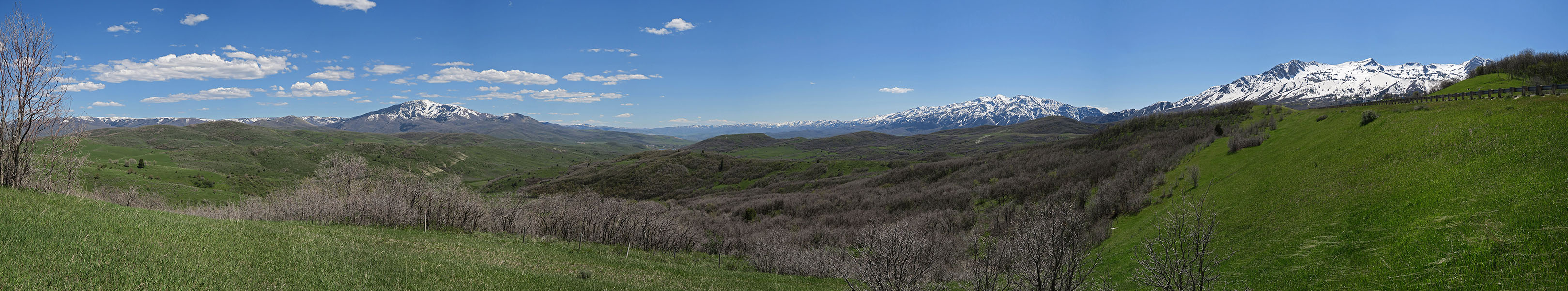 Wasatch Mountains panorama [SR-167, Uinta-Wasatch-Cache National Forest, Morgan County, Utah]
