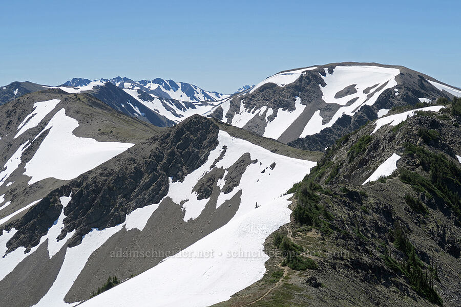 Lillian Ridge & Moose Peak [Peak 6536, Olympic National Park, Clallam County, Washington]