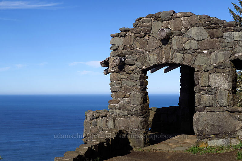 stone shelter [Cape Perpetua, Siuslaw National Forest, Lincoln County, Oregon]