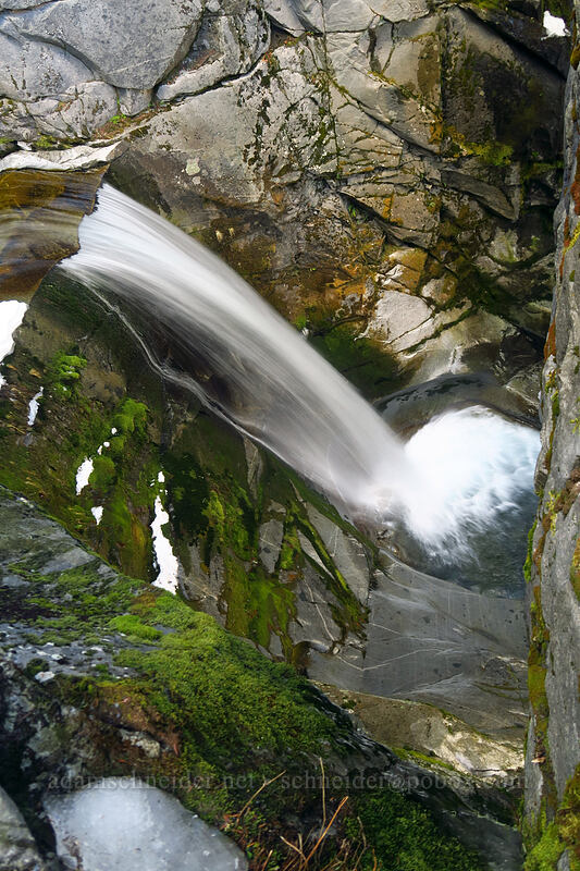 bottom of Christine Falls [Longmire-to-Paradise Road, Mt. Rainier National Park, Pierce County, Washington]