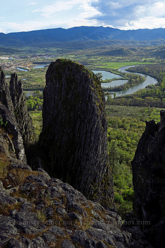 basalt pinnacle [Lower Table Rock, Jackson County, Oregon]