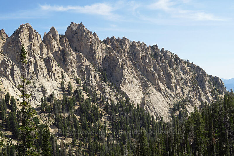 saw-toothed ridge [Iron Creek-Stanley Lake Trail, Sawtooth Wilderness, Custer County, Idaho]