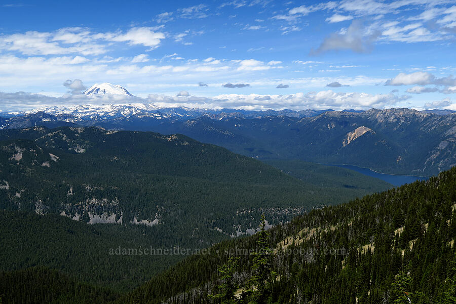 Mount Rainier & Bumping Lake [Mt. Aix Trail, William O. Douglas Wilderness, Yakima County, Washington]