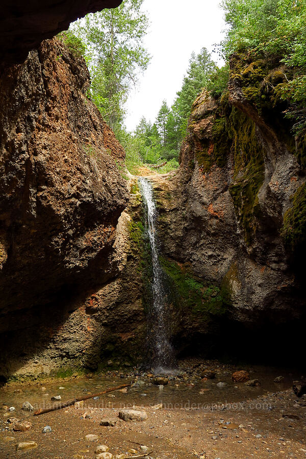waterfall in the Grotto [Grotto Trail, Uinta-Wasatch-Cache National Forest, Utah County, Utah]