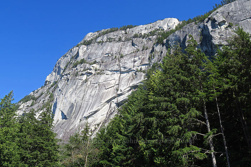 granite cliffs [Stawamus Chief Trailhead, Squamish, British Columbia, Canada]