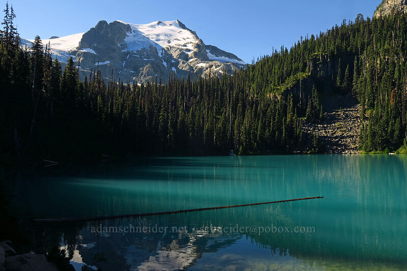 Middle Joffre Lake & Slalok Mountain [Joffre Lakes Trail, Joffre Lakes Provincial Park, British Columbia, Canada]