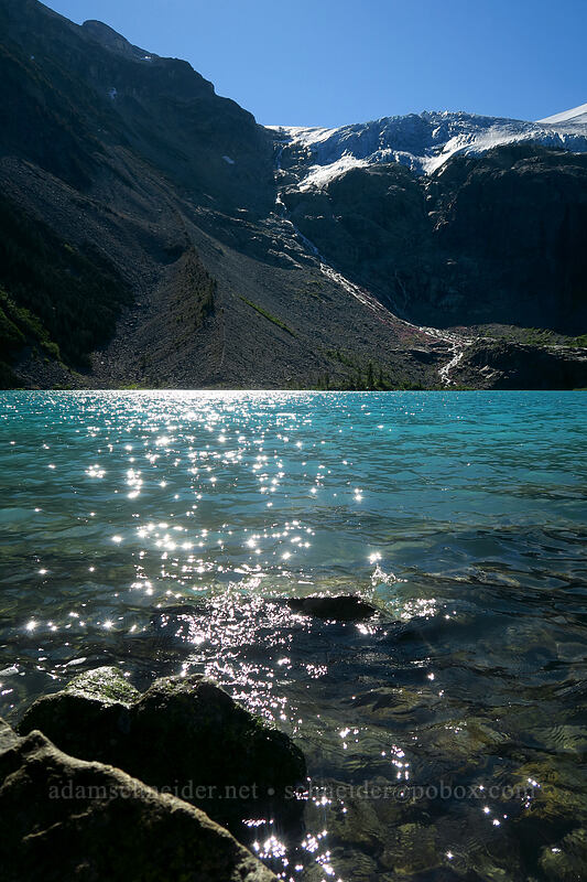 sparkles [Joffre Lakes Trail, Joffre Lakes Provincial Park, British Columbia, Canada]