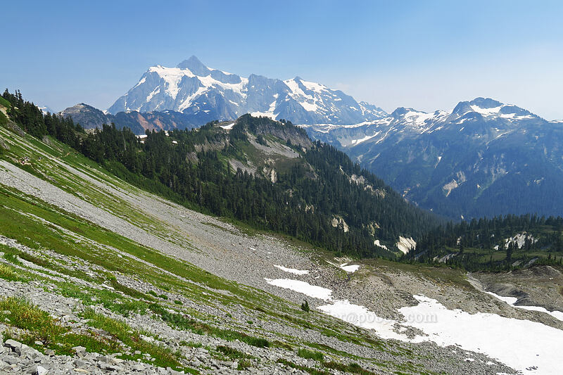 Mt. Shuksan [Chain Lakes Trail, Mount Baker-Snoqualmie National Forest, Whatcom County, Washington]