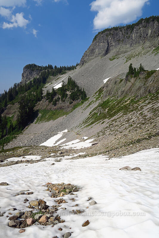 west side of Table Mountain [Chain Lakes Trail, Mount Baker Wilderness, Whatcom County, Washington]