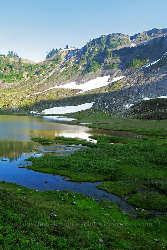 Upper Bagley Lake & Table Mountain [bracket] [Chain Lakes Trail, Mount Baker-Snoqualmie National Forest, Whatcom County, Washington]