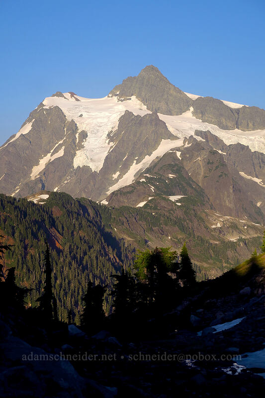 Mt. Shuksan [Artist Ridge Trail, Mount Baker-Snoqualmie National Forest, Whatcom County, Washington]