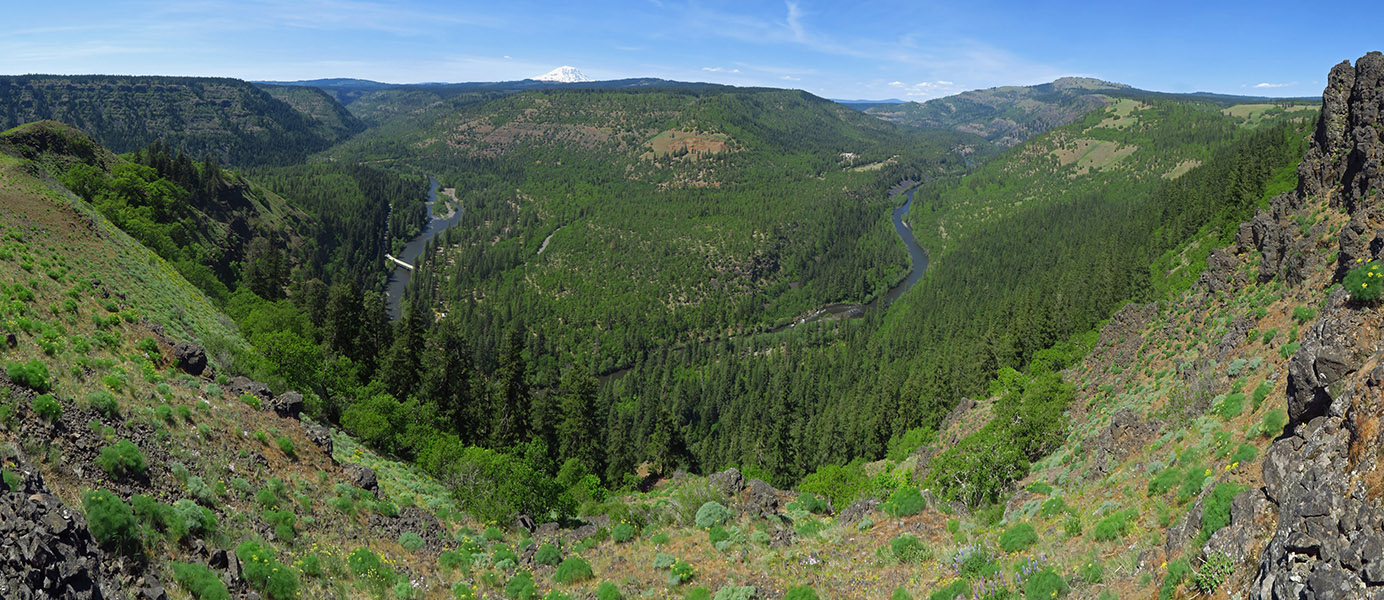 Klickitat Canyon panorama [Leidl Ridge, Klickitat Wildlife Area, Klickitat County, Washington]