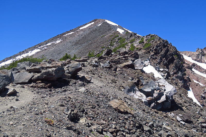 the summit [Mt. McLoughlin Trail, Sky Lakes Wilderness, Jackson County, Oregon]