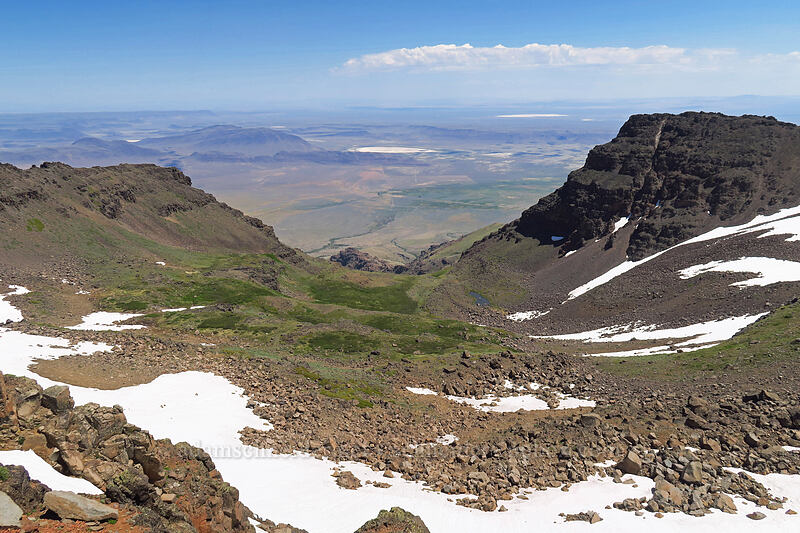 top of the south fork of Willow Creek [North Loop Road, Steens Mountain, Harney County, Oregon]