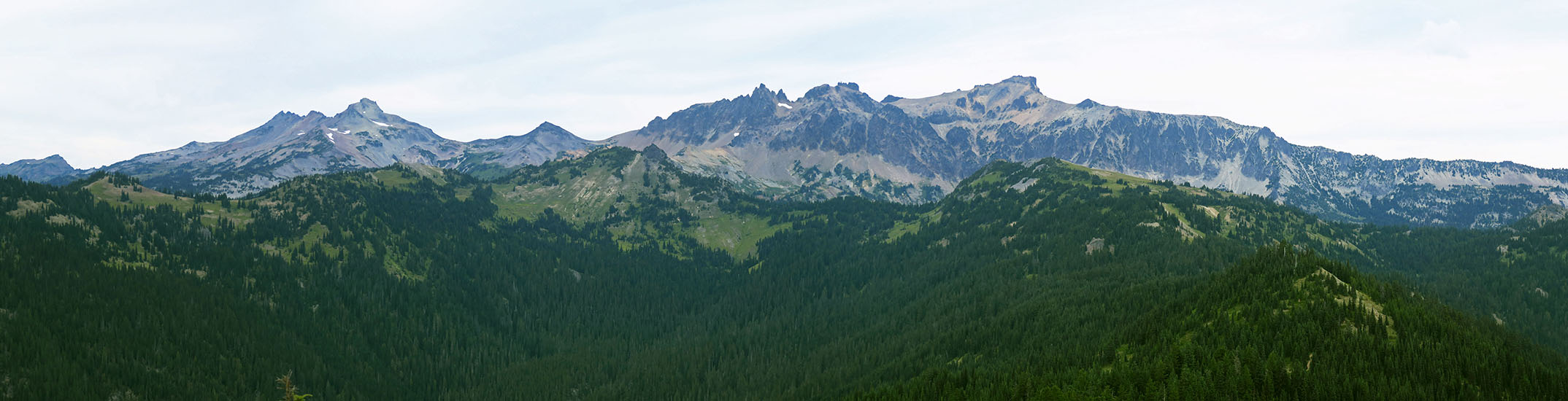Goat Rocks panorama [Nannie Ridge, Goat Rocks Wilderness, Lewis County, Washington]