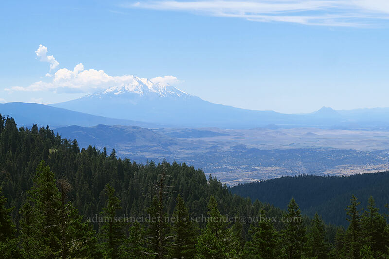 Mount Shasta & Shasta Valley [Little Pilot Rock Peak, Soda Mountain Wilderness, Jackson County, Oregon]