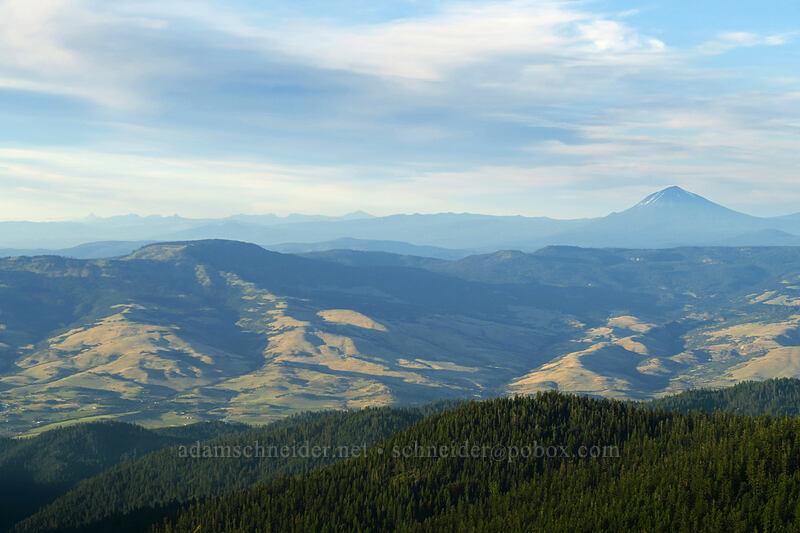 Mount McLoughlin & Bear Creek Valley [McDonald Peak, Rogue River-Siskiyou National Forest, Jackson County, Oregon]