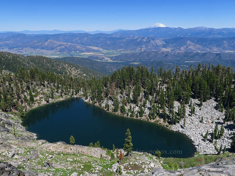 Smith Lake & Mount Shasta [Pacific Crest Trail, Klamath National Forest, Siskiyou County, California]
