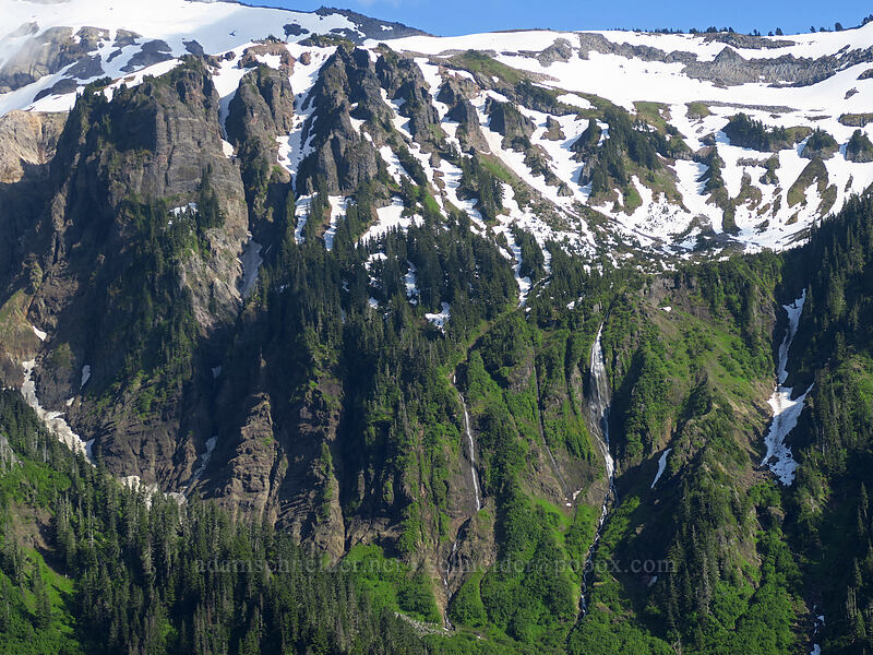 Yocum Ridge waterfalls [Bald Mountain Ridge, Mt. Hood Wilderness, Clackamas County, Oregon]
