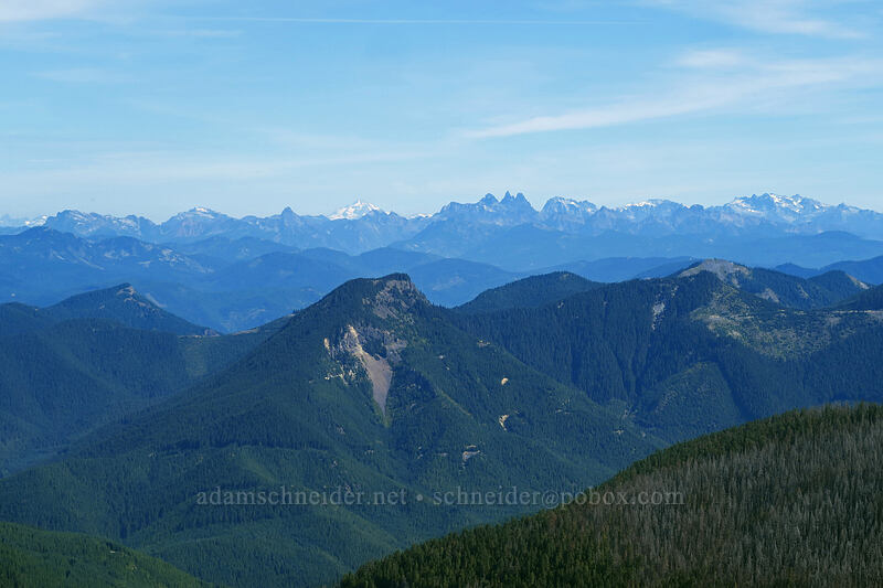 view to the north [Noble Knob, Mt. Baker-Snoqualmie National Forest, Pierce County, Washington]