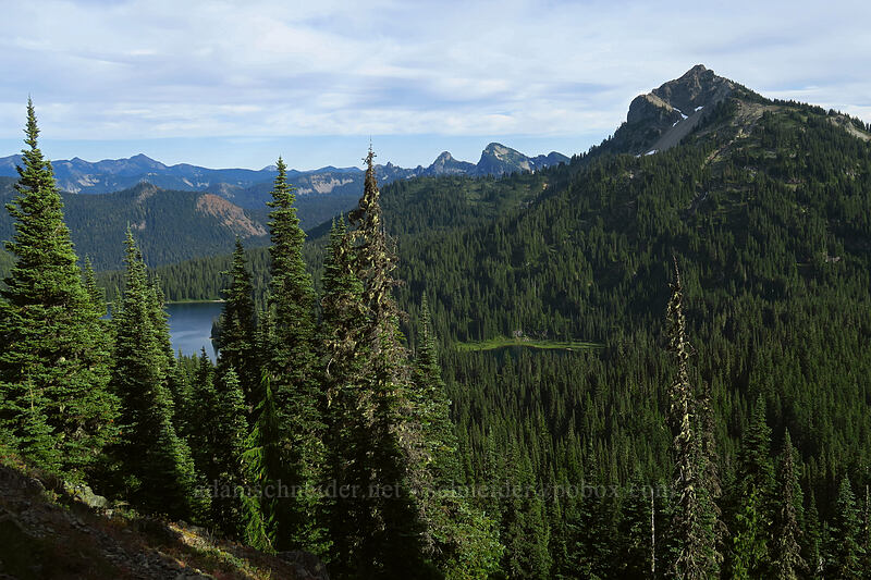 Dewey Lakes & Dewey Peak [Naches Peak Loop Trail, Mount Rainier National Park, Pierce County, Washington]
