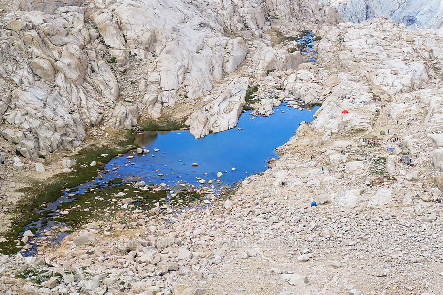 Trail Camp from above [Mount Whitney Trail, John Muir Wilderness, Inyo County, California]