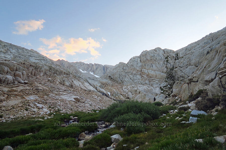 Lone Pine Creek & granite [Mount Whitney Trail, John Muir Wilderness, Inyo County, California]