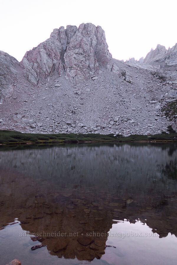Mirror Lake [Mount Whitney Trail, John Muir Wilderness, Inyo County, California]