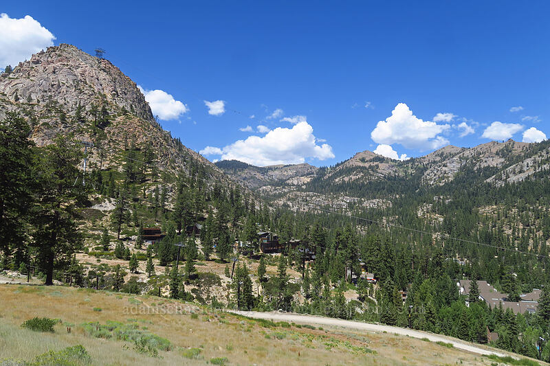 Tram Face & Shirley Canyon [Thunder Mountain Trail, Olympic Valley, Placer County, California]